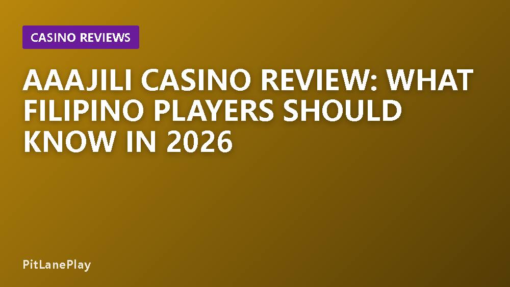 Aaajili Casino Review: What Filipino Players Should Know in 2026